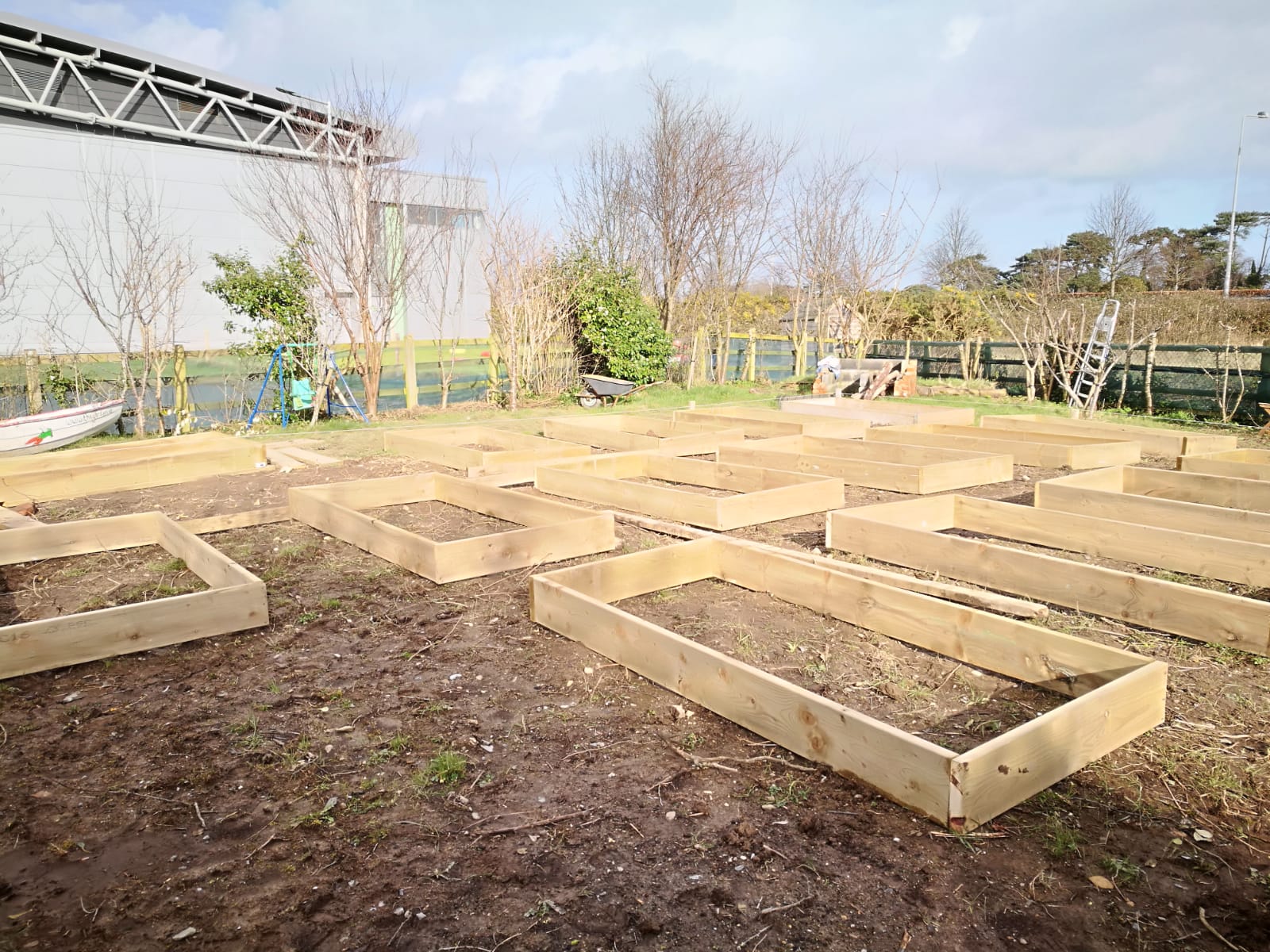 Raised bed boxes